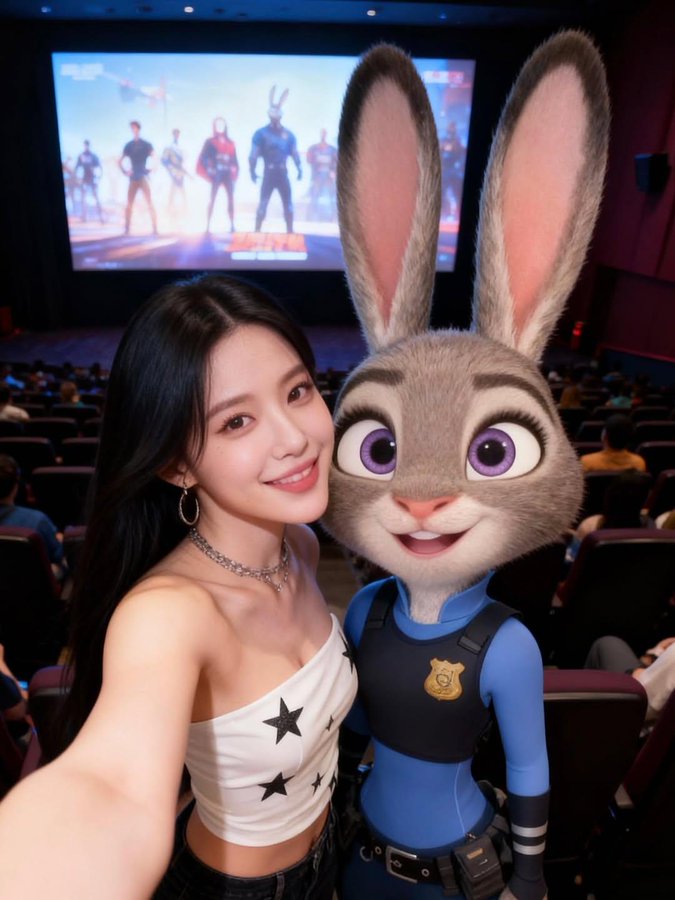 Selfie with Zootopia Characters