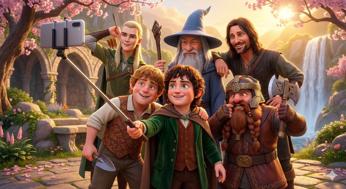 Pixar-style 3D Animation Scene