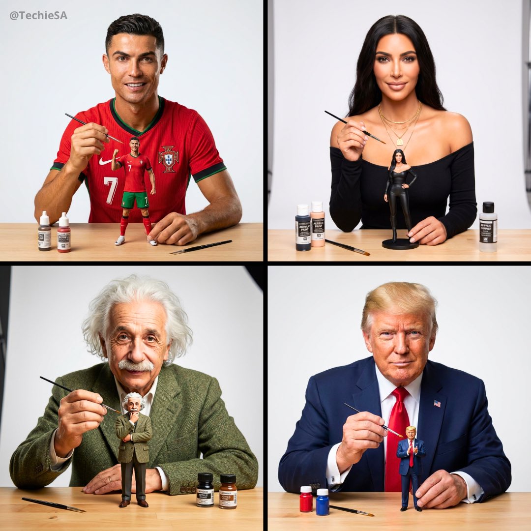 Artist Painting Miniature Self-Portrait