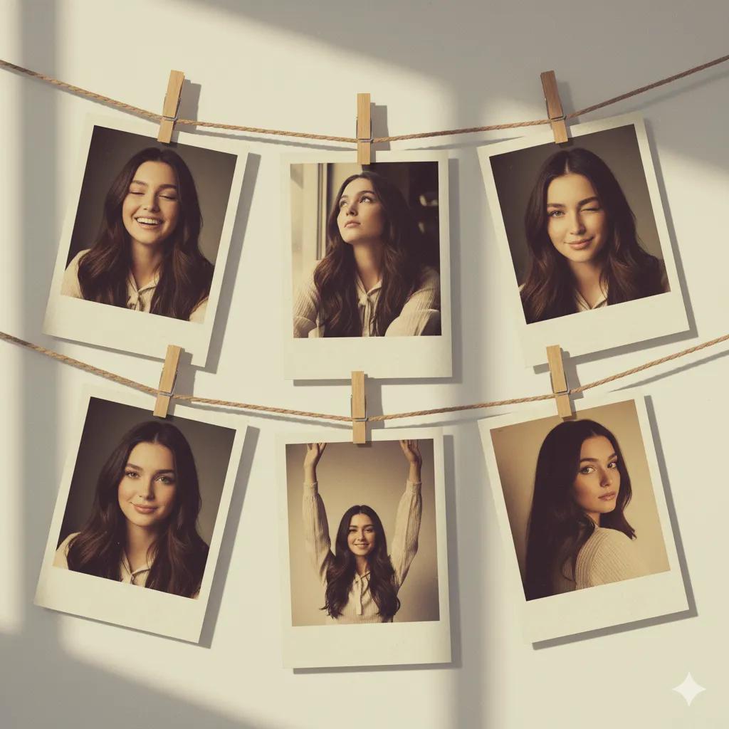 6 Retro Polaroid Photos