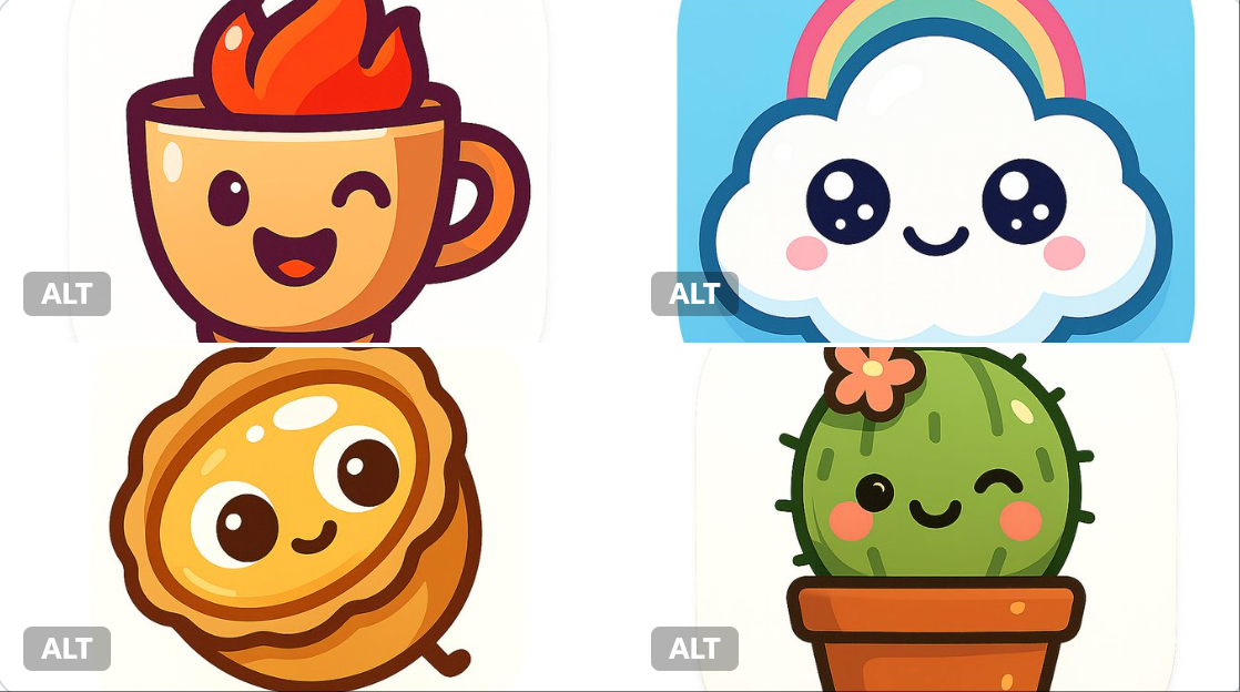Playful Modern App Icons