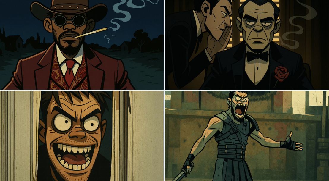 Gorillaz-Style Street Illustration