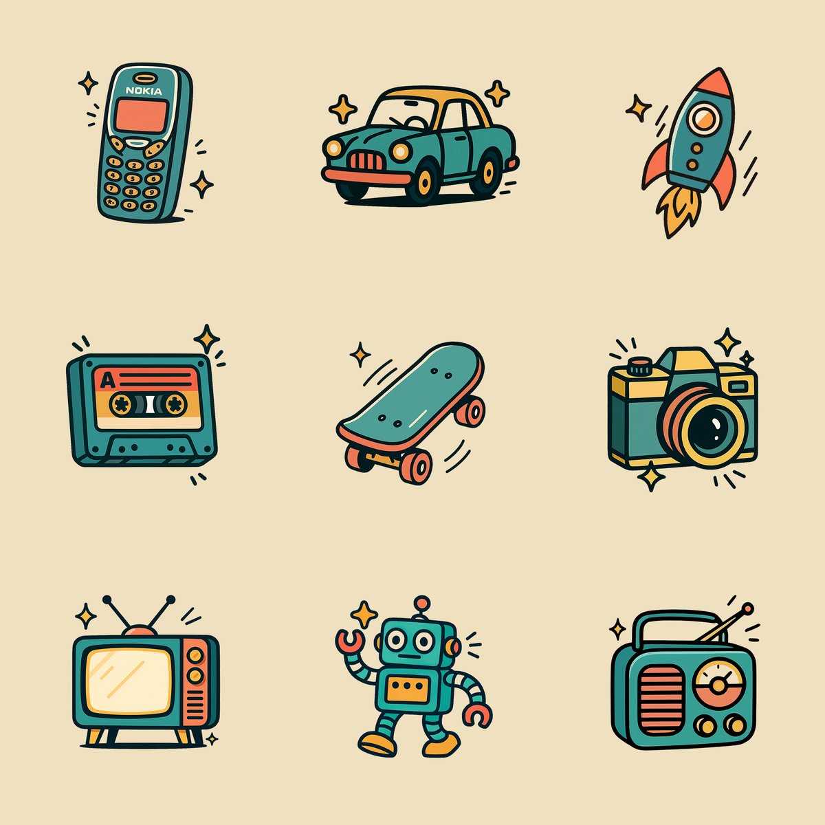 Retro Icons