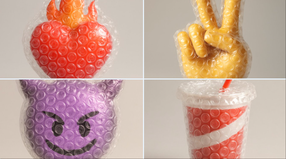 Bubble-Wrapped Emojis