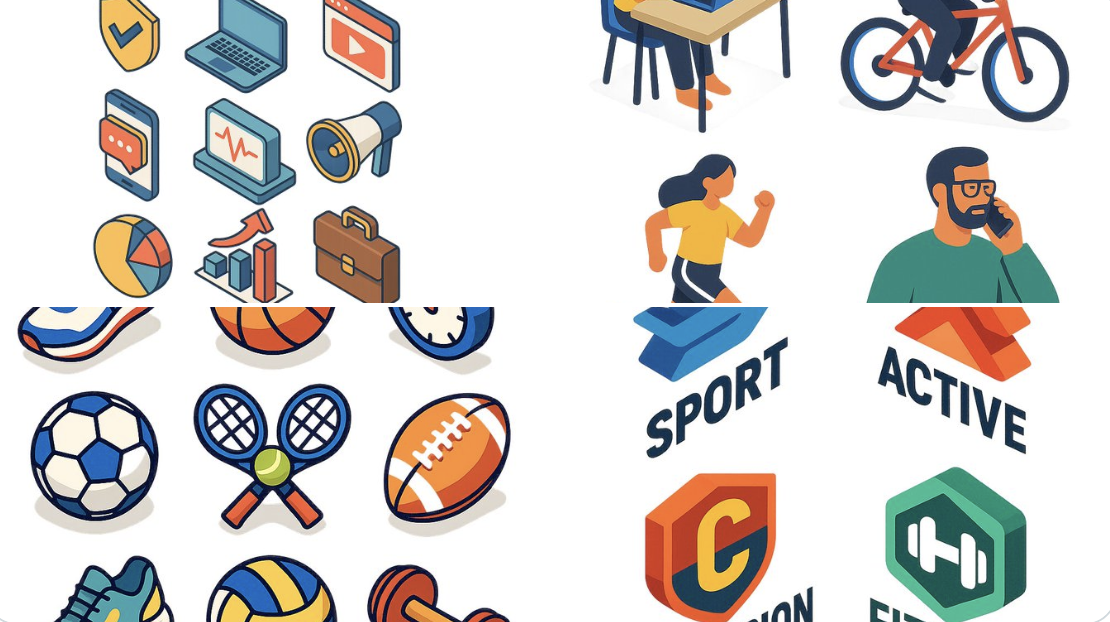 Geometric Flat Design Style