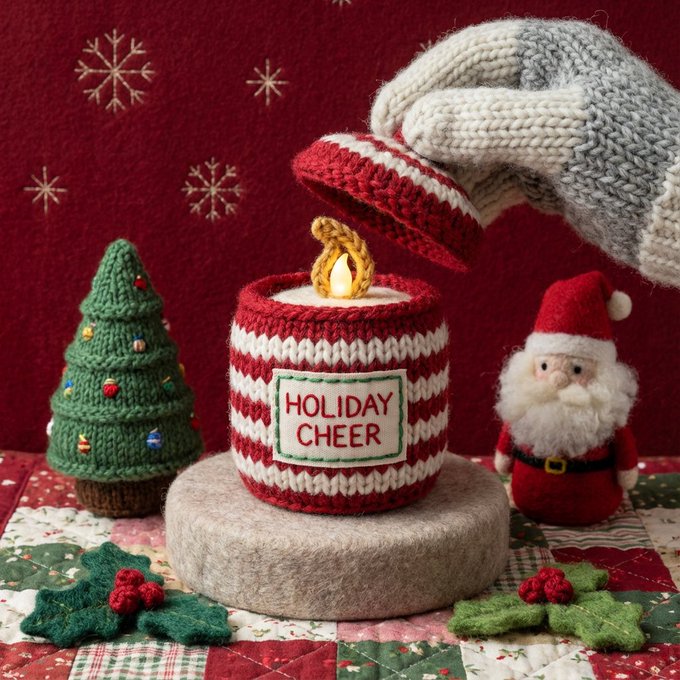 Handcrafted Miniature World of Plush Textiles