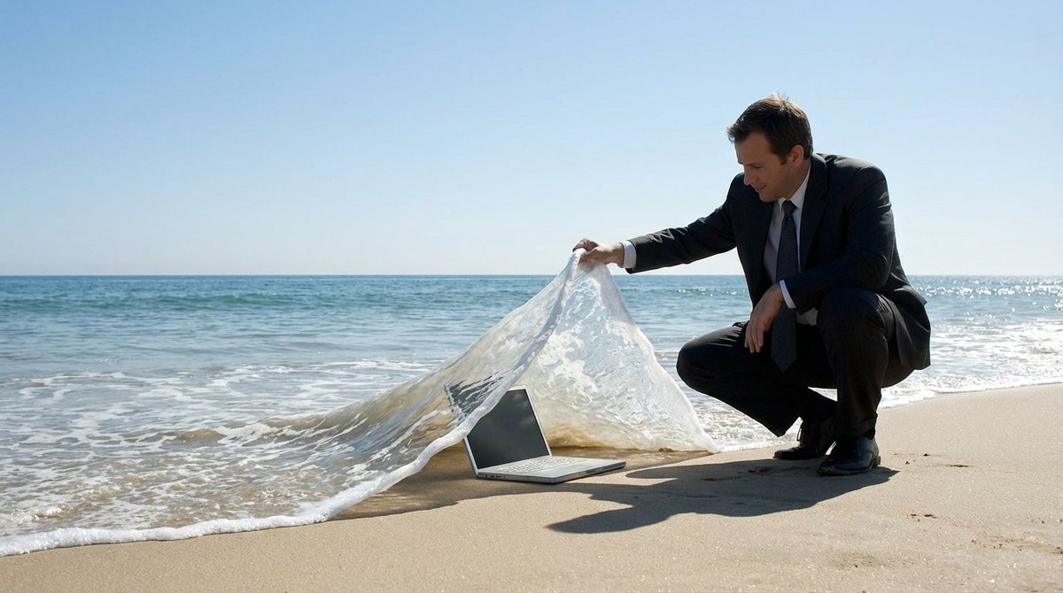 Lift a wave like a carpet