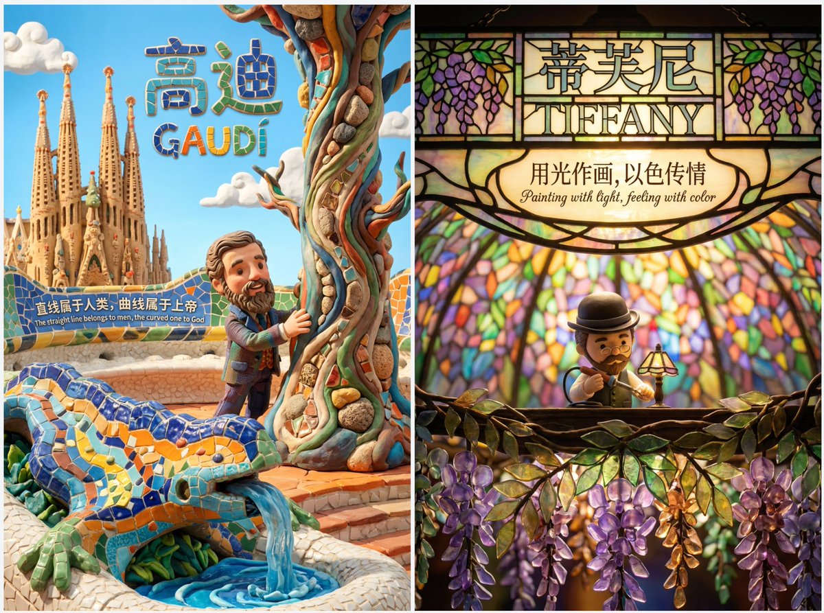 Cute Clay Style Theme Poster