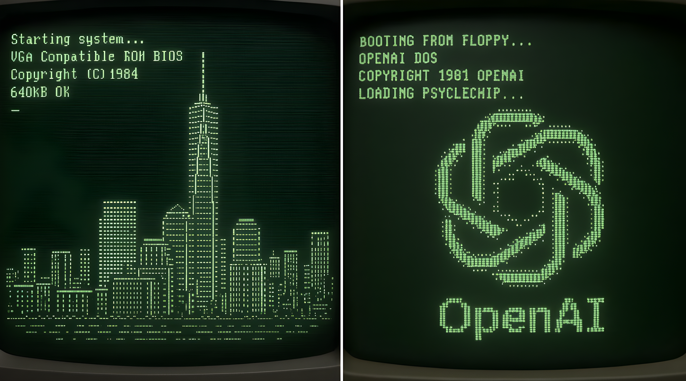 Retro Boot ASCII Art