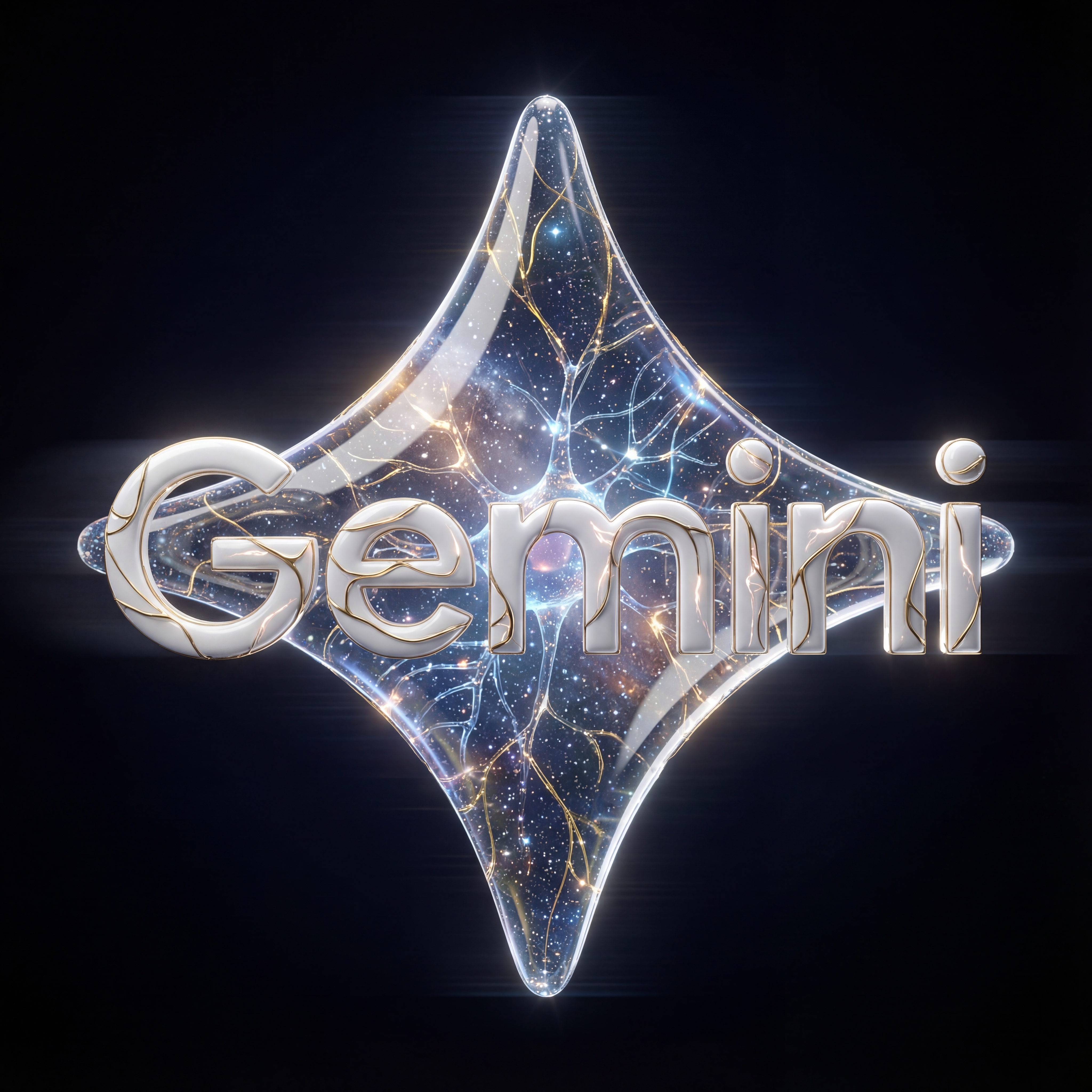 Golden Abstract Fusion Style