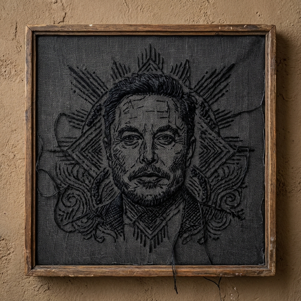 Embroidered Portrait