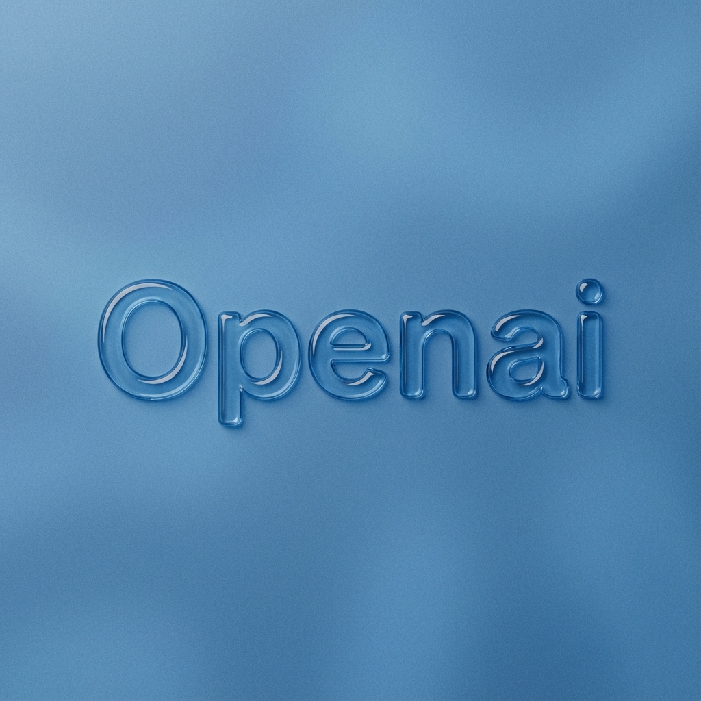 3D Embossed Glossy Logo Render on Minimalist Surface