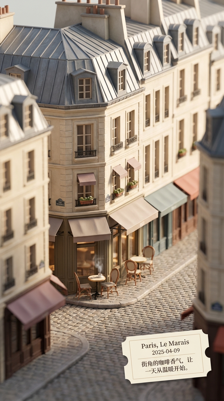 Miniature Travel Check-In Poster Template