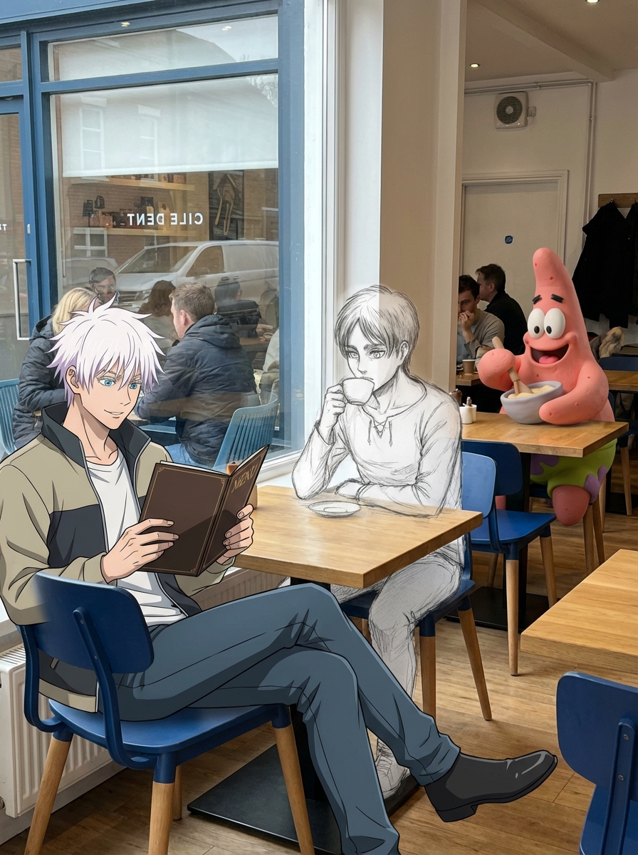 Multiverse Café: When Three Universes Sit at One Table