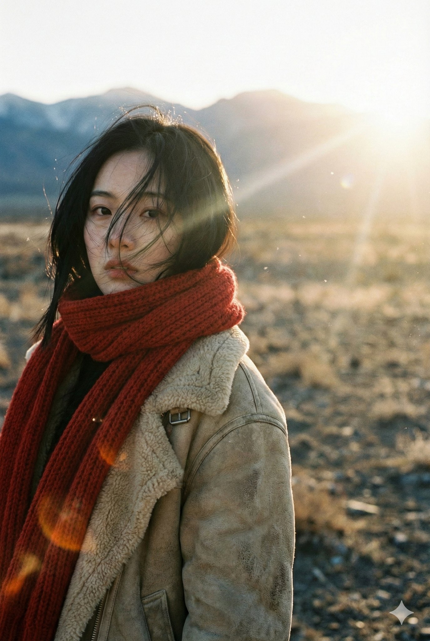 Golden Wind Portrait