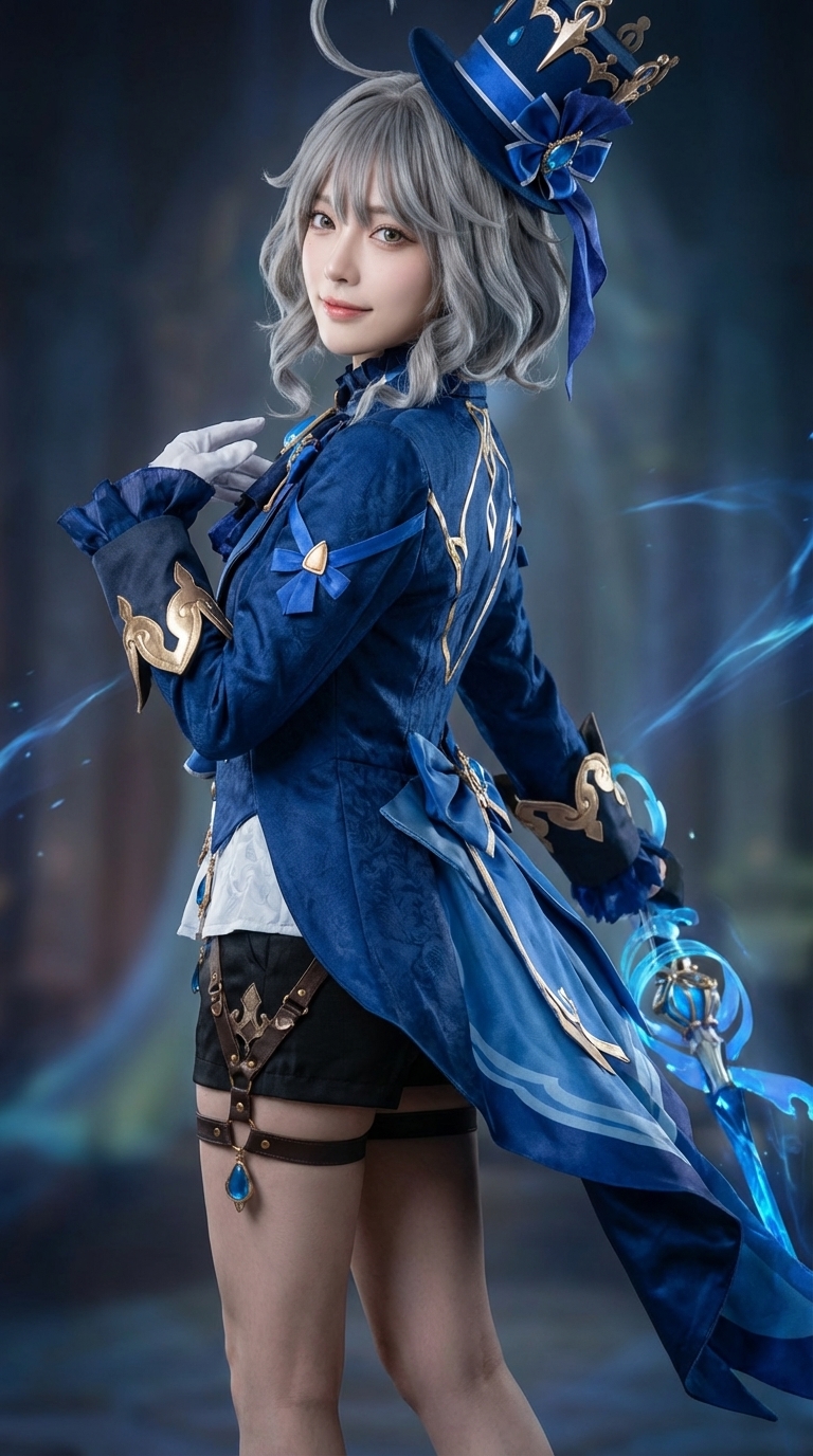 Realistic Anime-Inspired Cosplay Portrait