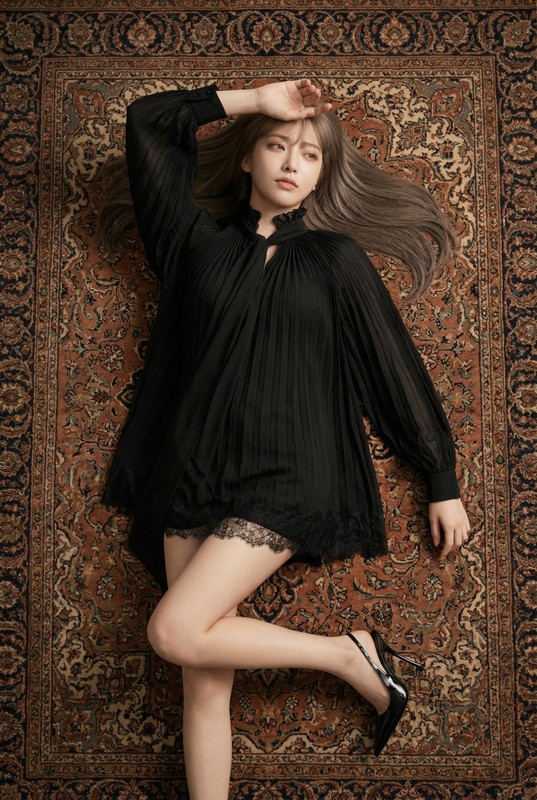 Fashion Dream on a Persian Carpet