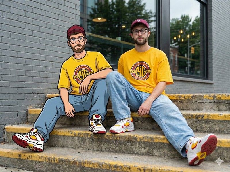 Real-Cartoon Street Portrait