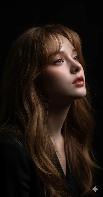 Cinematic Dark Portrait Girl