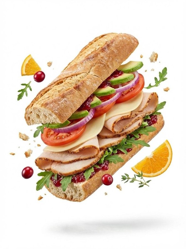 Floating Food Commercial Photography