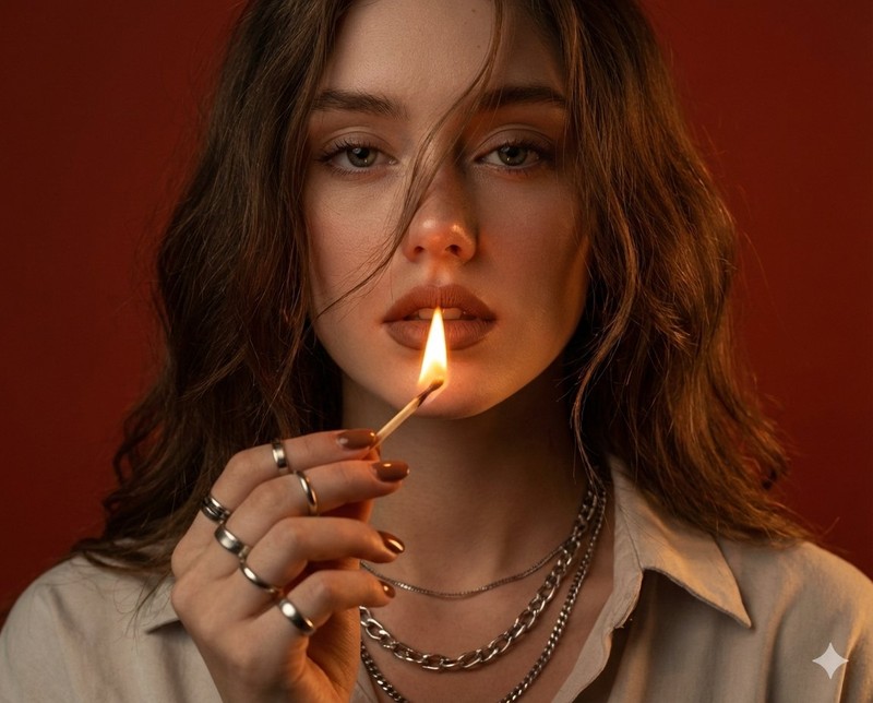 Flame Lips Glamour Portrait
