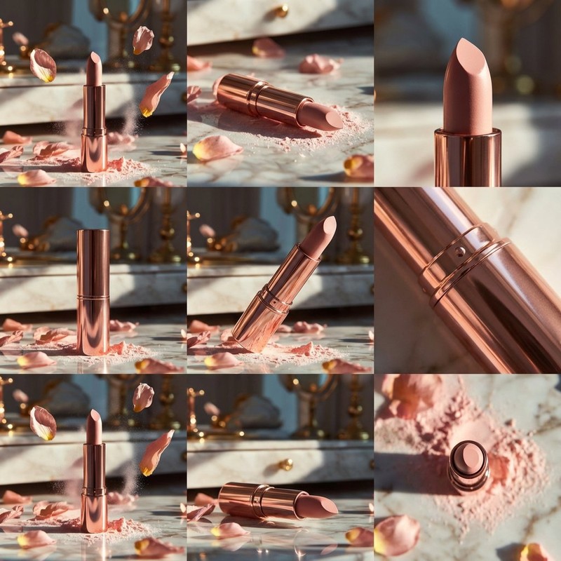 Rose Gold Lipstick Luxury