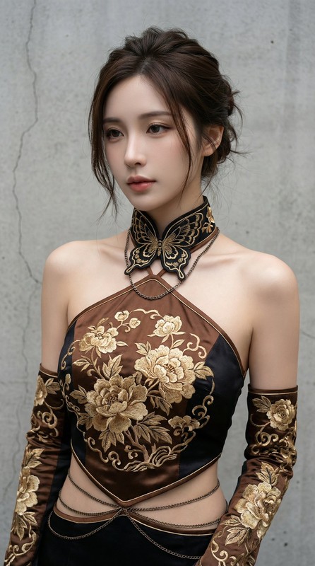 Gold Peony Fashion Shoot