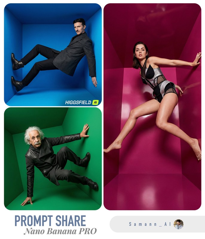 Surreal Color Box Fashion Editorial