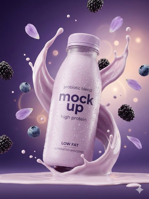 Lavender Yogurt Splash Commercial
