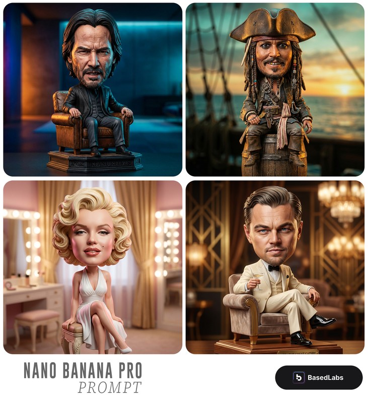 Caricature Bobblehead Figurine