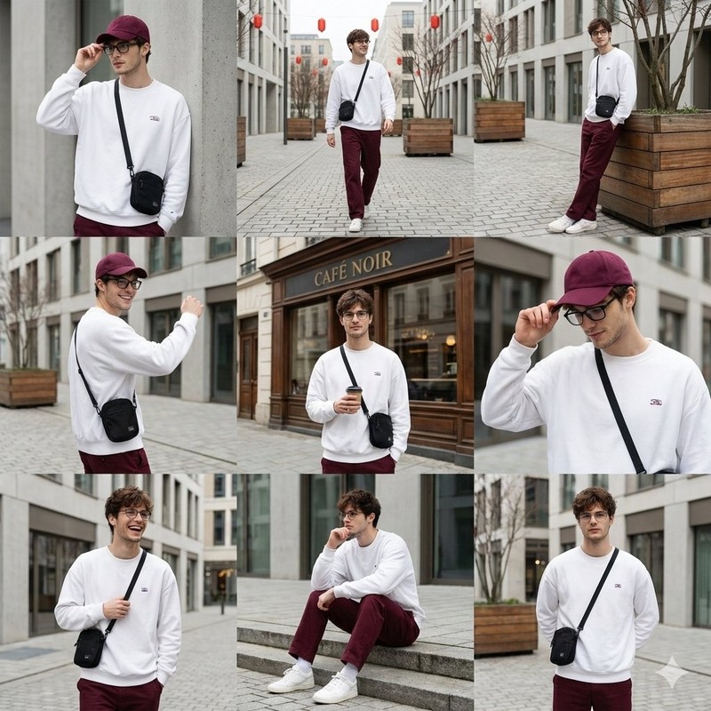 Urban Fashion 3×3 Collage