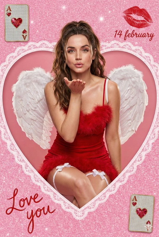 Valentine Angel Heart Portrait