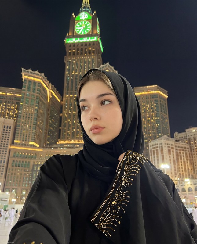 Ramadan Selfie Portrait at Makkah Royal Clock Tower