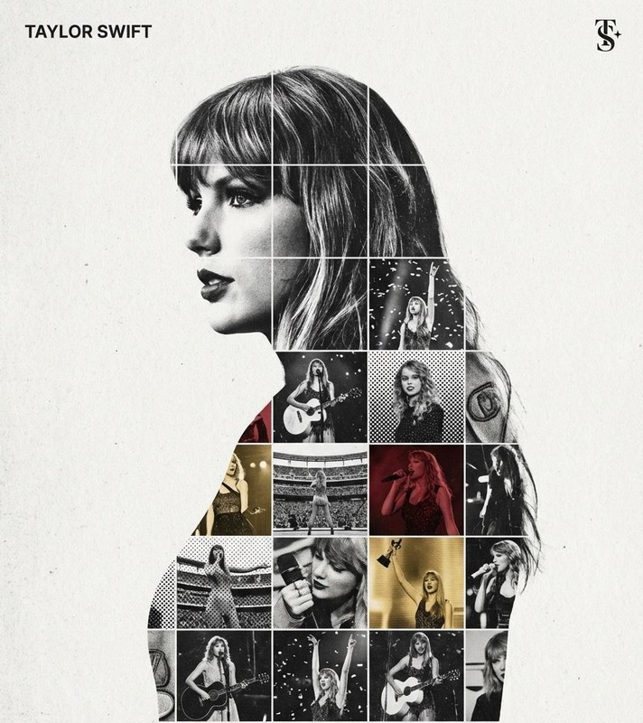 Portrait Silhouette Photo Mosaic Tribute Poster