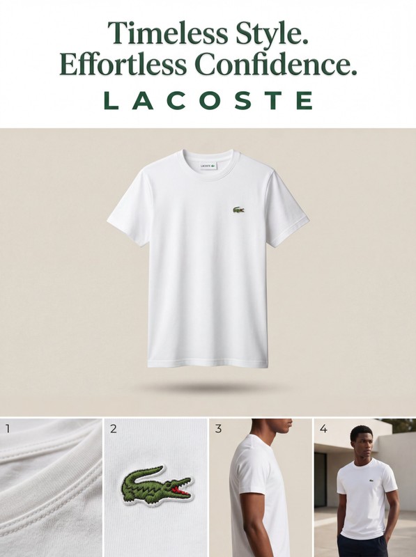 Lacoste Premium T-Shirt Ad Campaign Poster