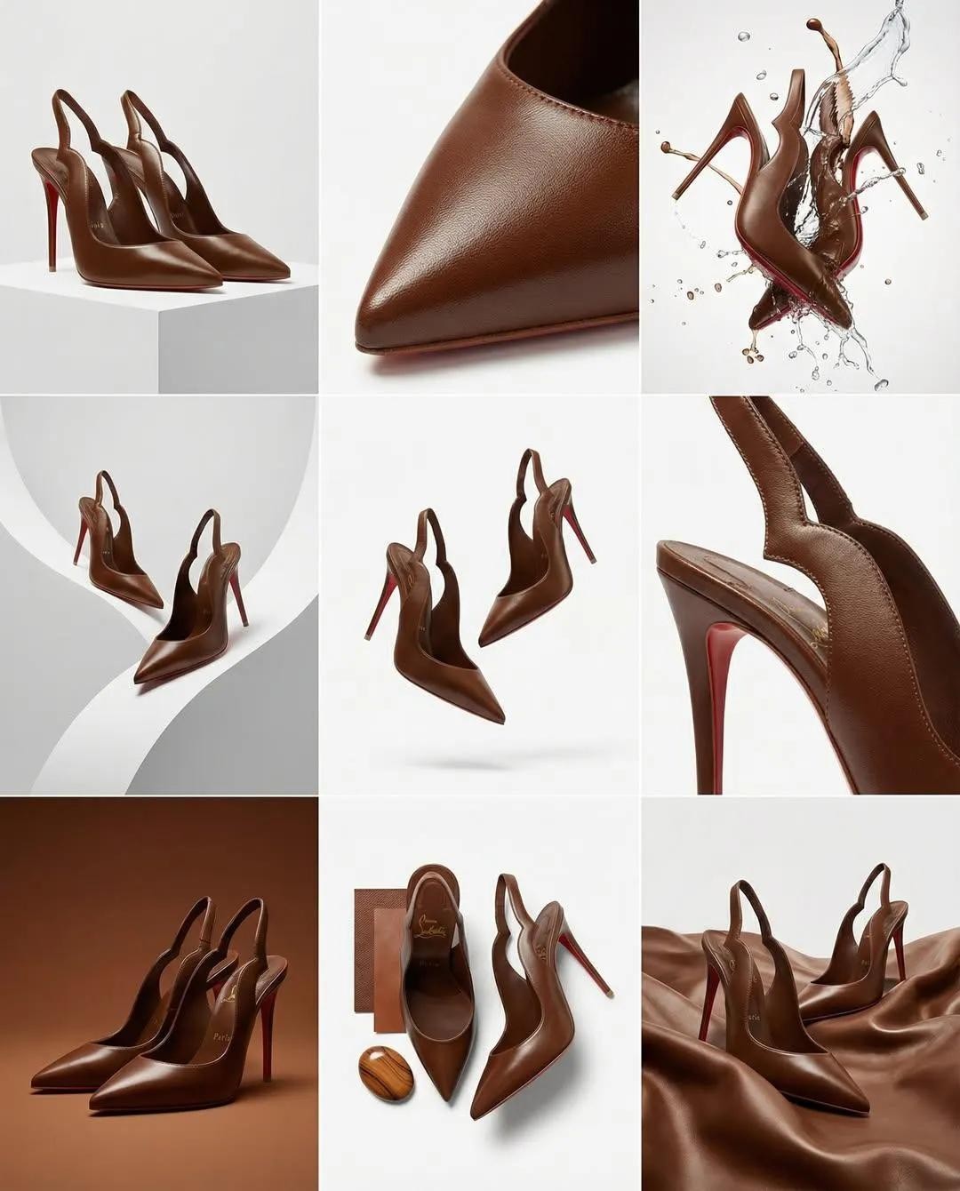 Nine Grid Luxury Product Campaign Shots Collection