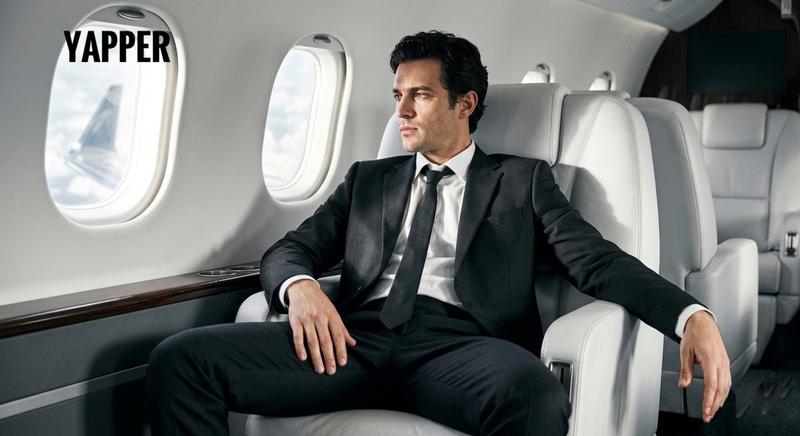 Private Jet Business Man Cinematic Portrait