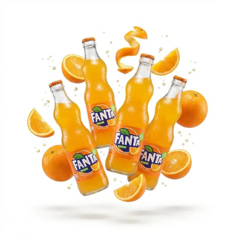 Floating Product Fresh Fruit Ingredients White Background Advertising Photography