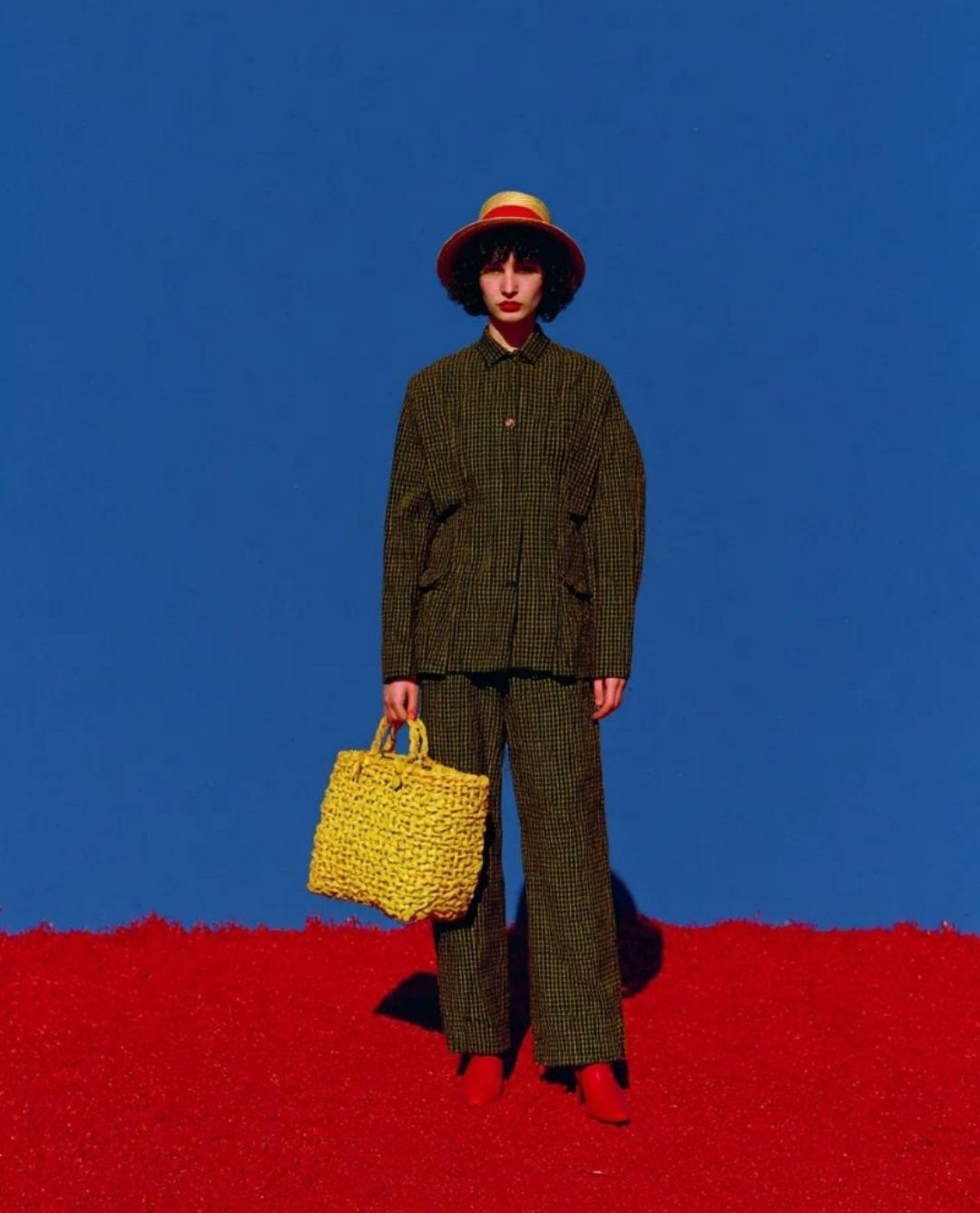 Surreal Color Block Fashion Diptych