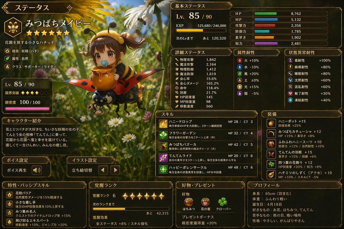 Game Status Screen