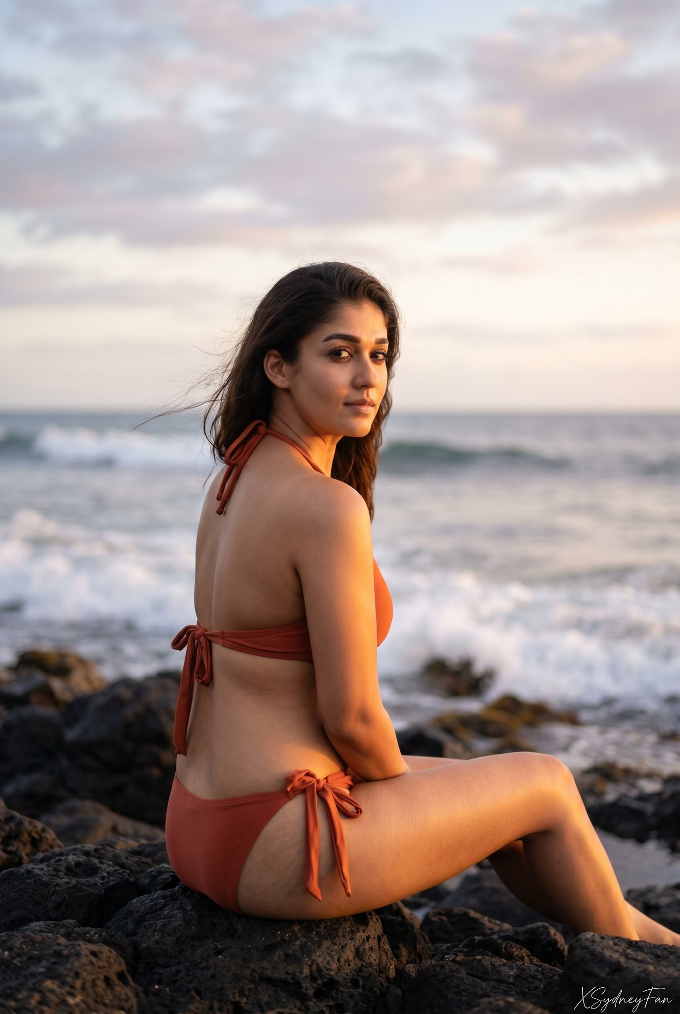 Golden-Rock Beach Portrait
