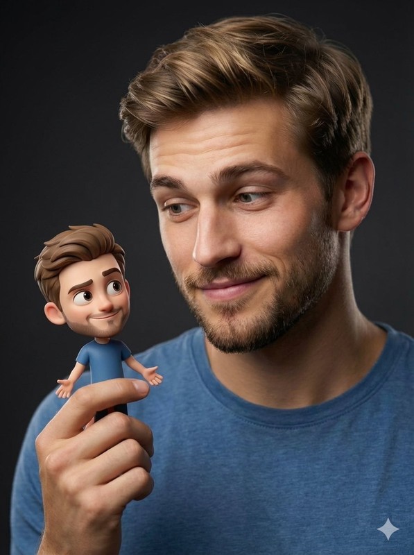 A Tender Gaze Between Realism and Pixar Style