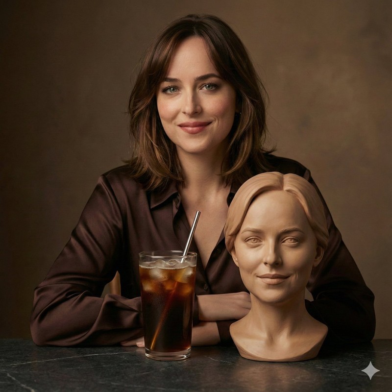 A cinematic studio portrait