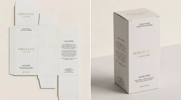 Die-Cut Diagram to 3D Product Visualization