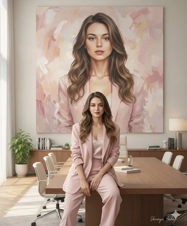 Large Oil Portrait