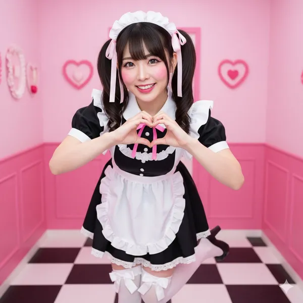 Twin-Tail Heart Girl