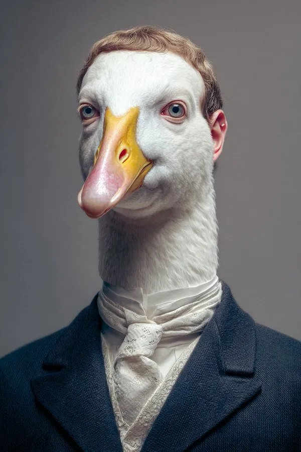 Detailed Animal Human Portrait