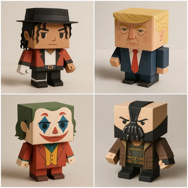 Ultra-Detailed Box Paper Craft Toy