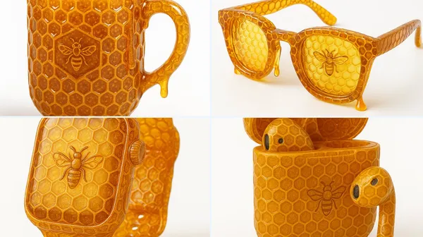 Transparent Honeycomb Morph