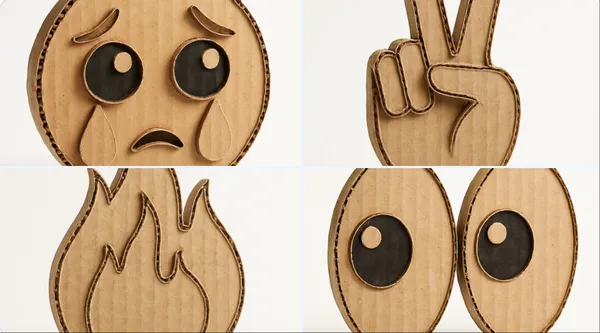 Cardboard Emoji Transform